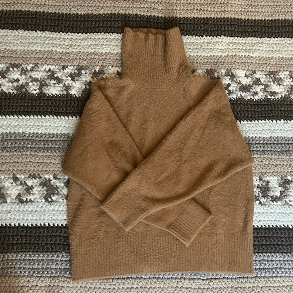CALIA by Carrie Underwood Tan Turtleneck Sweater